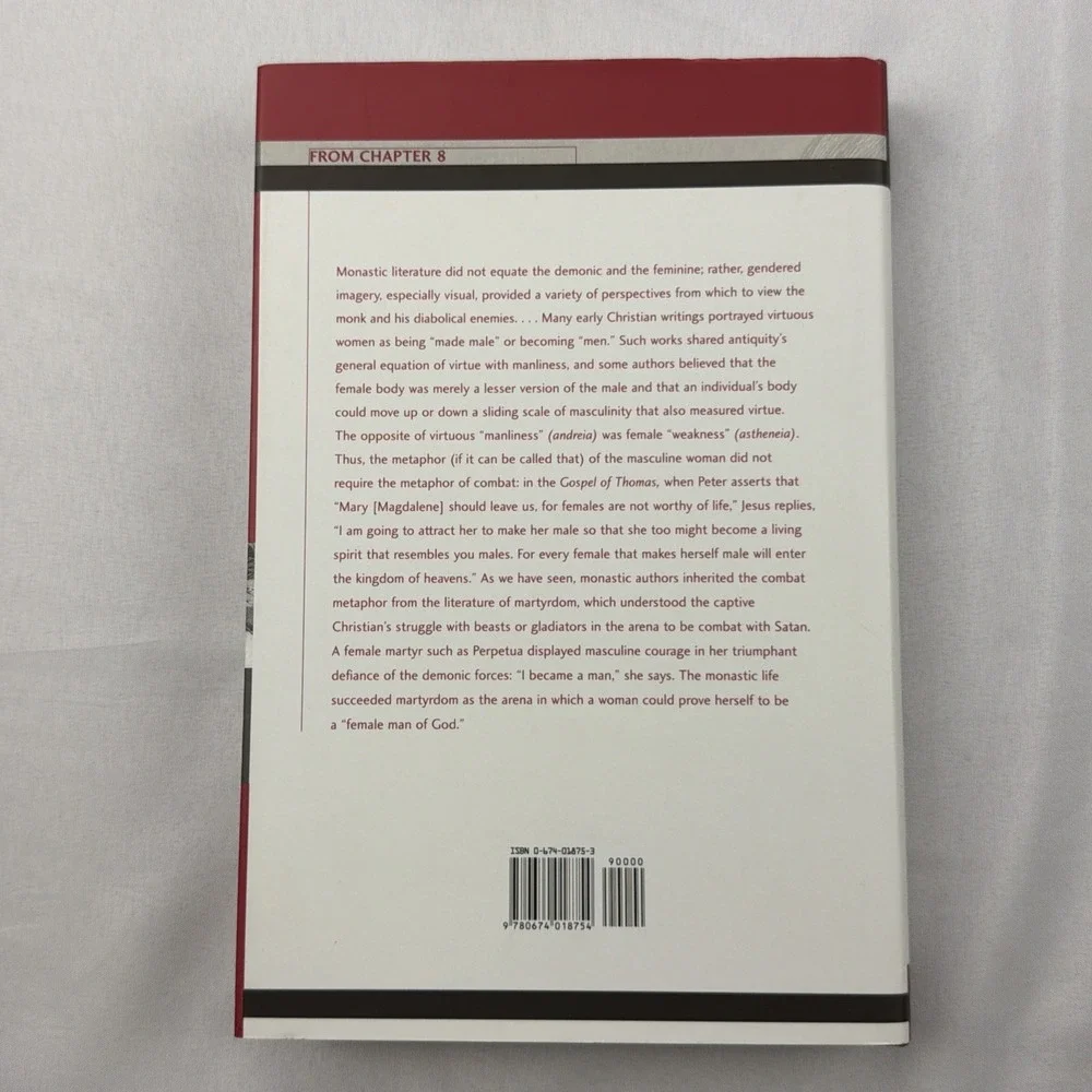 DEMONS AND THE MAKING OF THE MONK: SPIRITUAL COMBAT IN By David Brakke NM